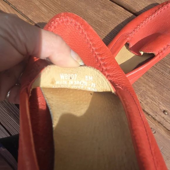 *Bundle Deal*- Rockport- Women's- Brown Suade Loafers- Red Leather Flats- 6M - Picture 5 of 11